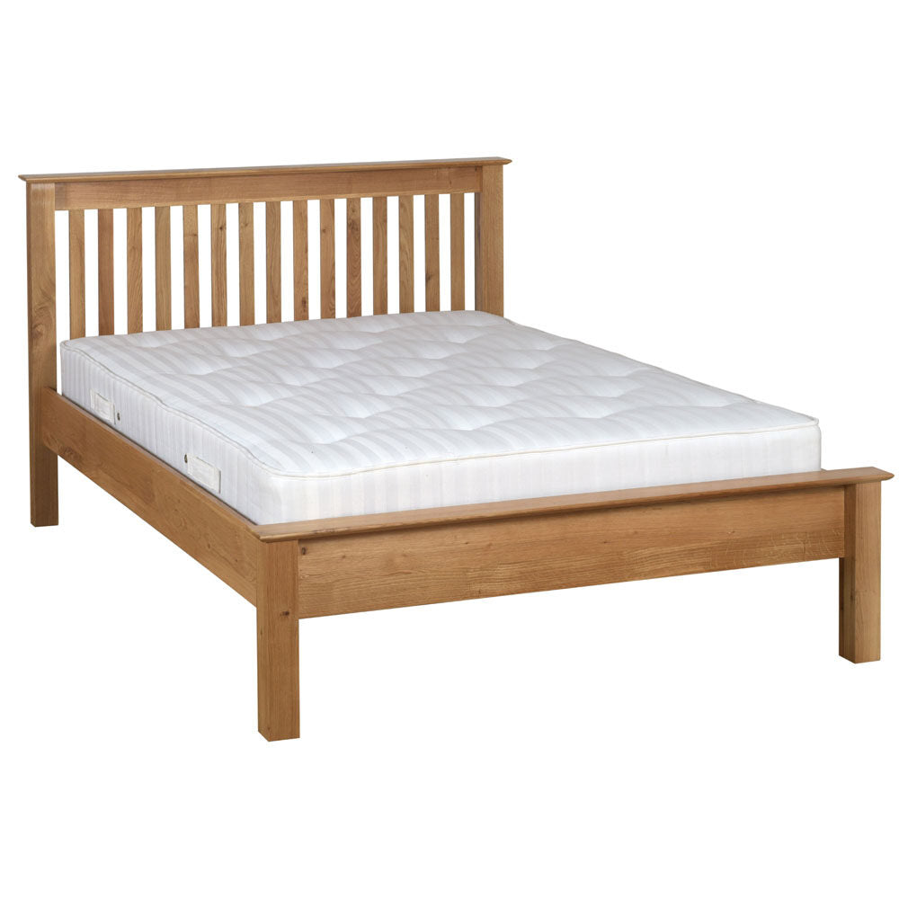 Newport Oak Low Foot End Bed